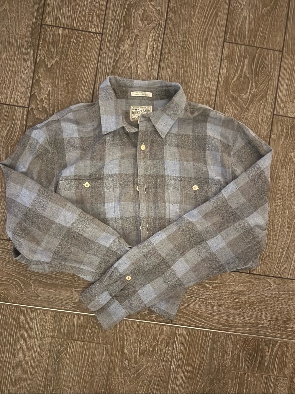 Men’s Lucky plaid shirt
